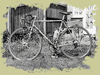 The Bicycle I used for the round Britain trip in 1970